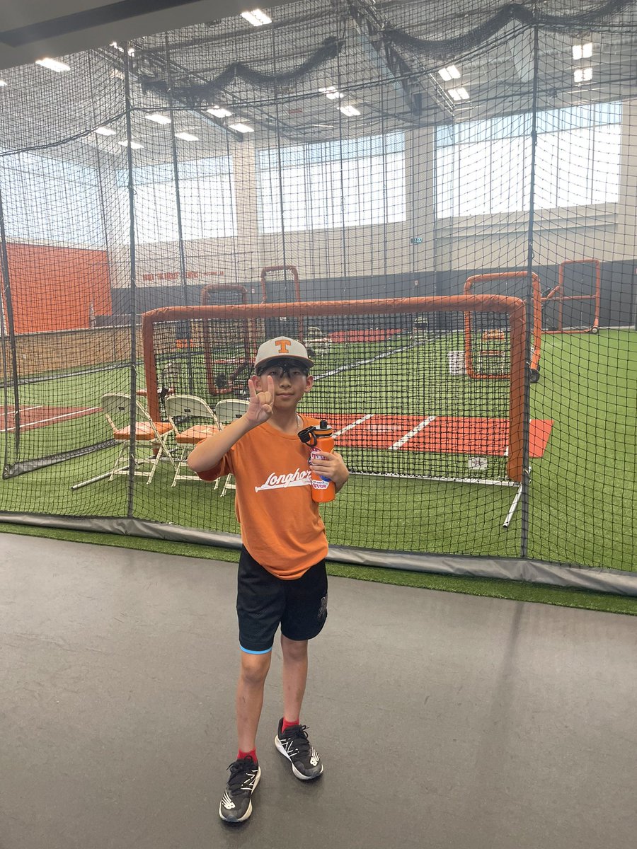 Andrew had a blast at Texas Longhorns summer camp 2023. Hookem!