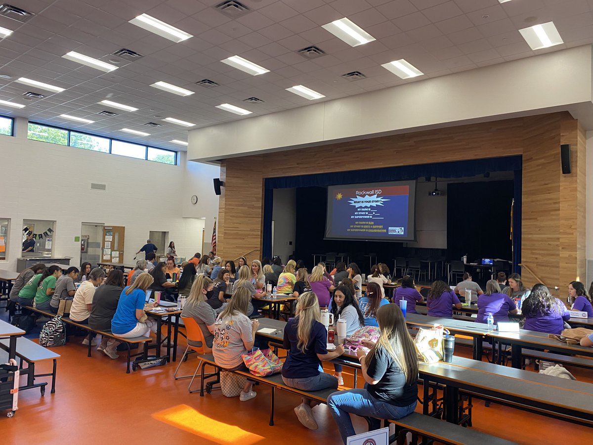 ElsaCarter134's tweet photo. So happy to welcome back all of our Pre-K educators! @rockwallschools We are pumped for a FANTASTIC year! 
@RockElemC_I @RISDSpecial #TogetherRockwall https://t.co/cGr8rqGcOA