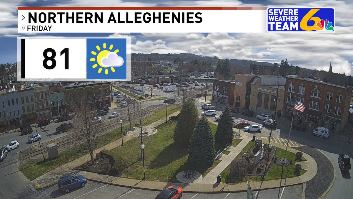 Here's tomorrow's forecast for the Northern Alleghenies. More weather ----> wjactv.com/weather