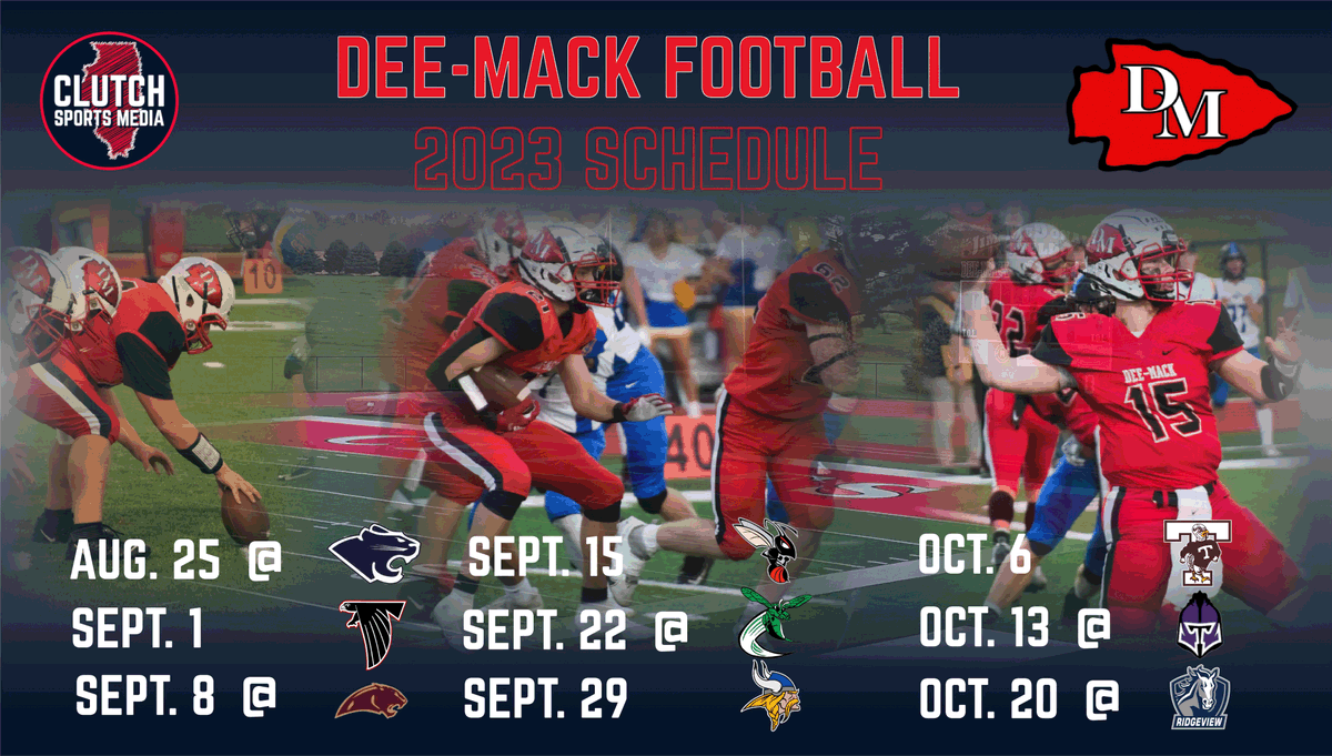 ClutchSportsIL's tweet photo. Focusing only on what you can control is usually beneficial. @DCM_Football has taken that message to heart this summer as senior standouts Brent Denniston and Tyce Albritton aim to lead the Chiefs back to the postseason. 

Read our full Dee-Mack preview: https://t.co/Q0dqrpGKMZ https://t.co/u5pbUKA0EQ