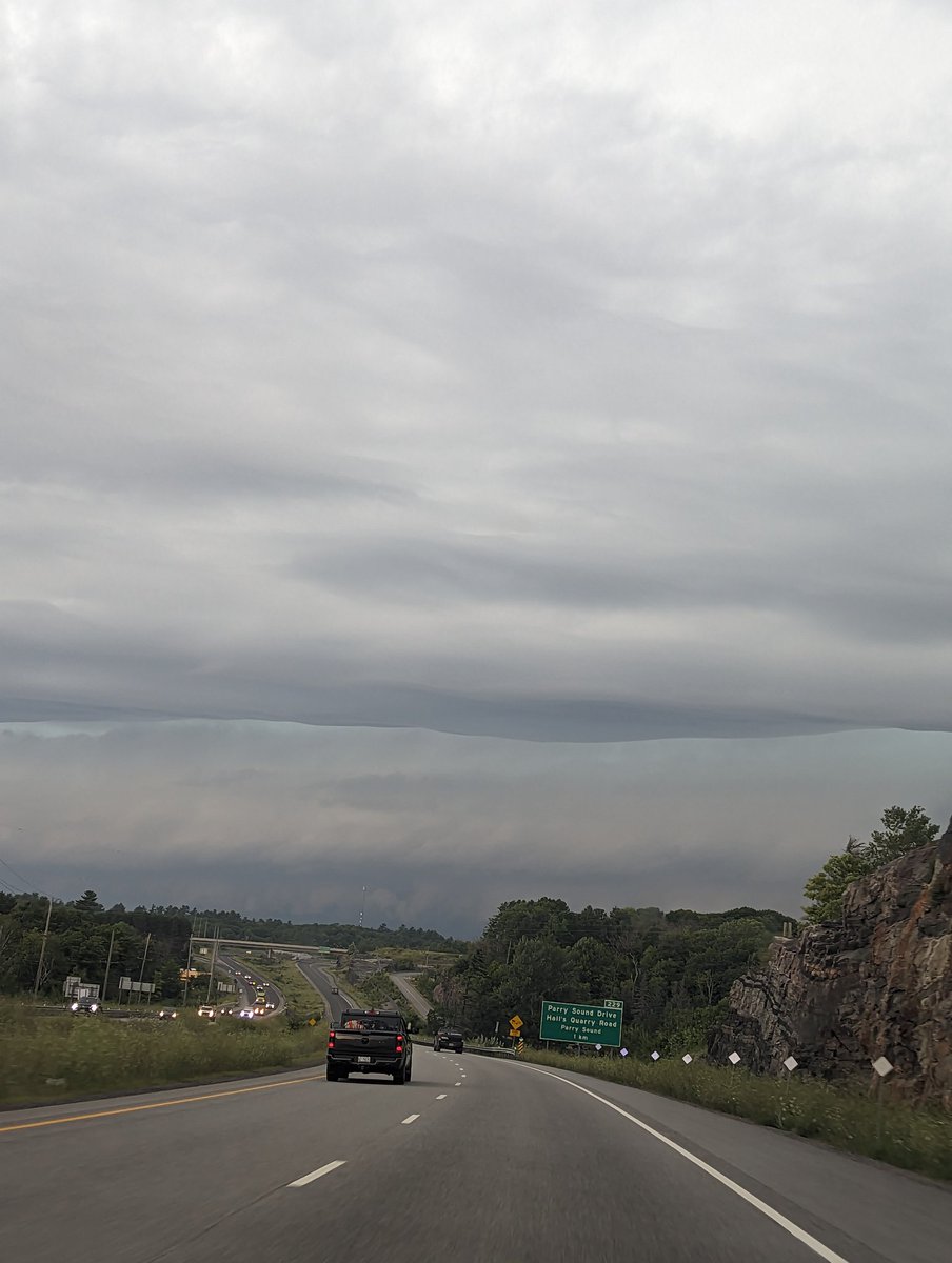 b_durdin's tweet photo. Driving through the system going North #ONStorm https://t.co/7mjf8bAOcR