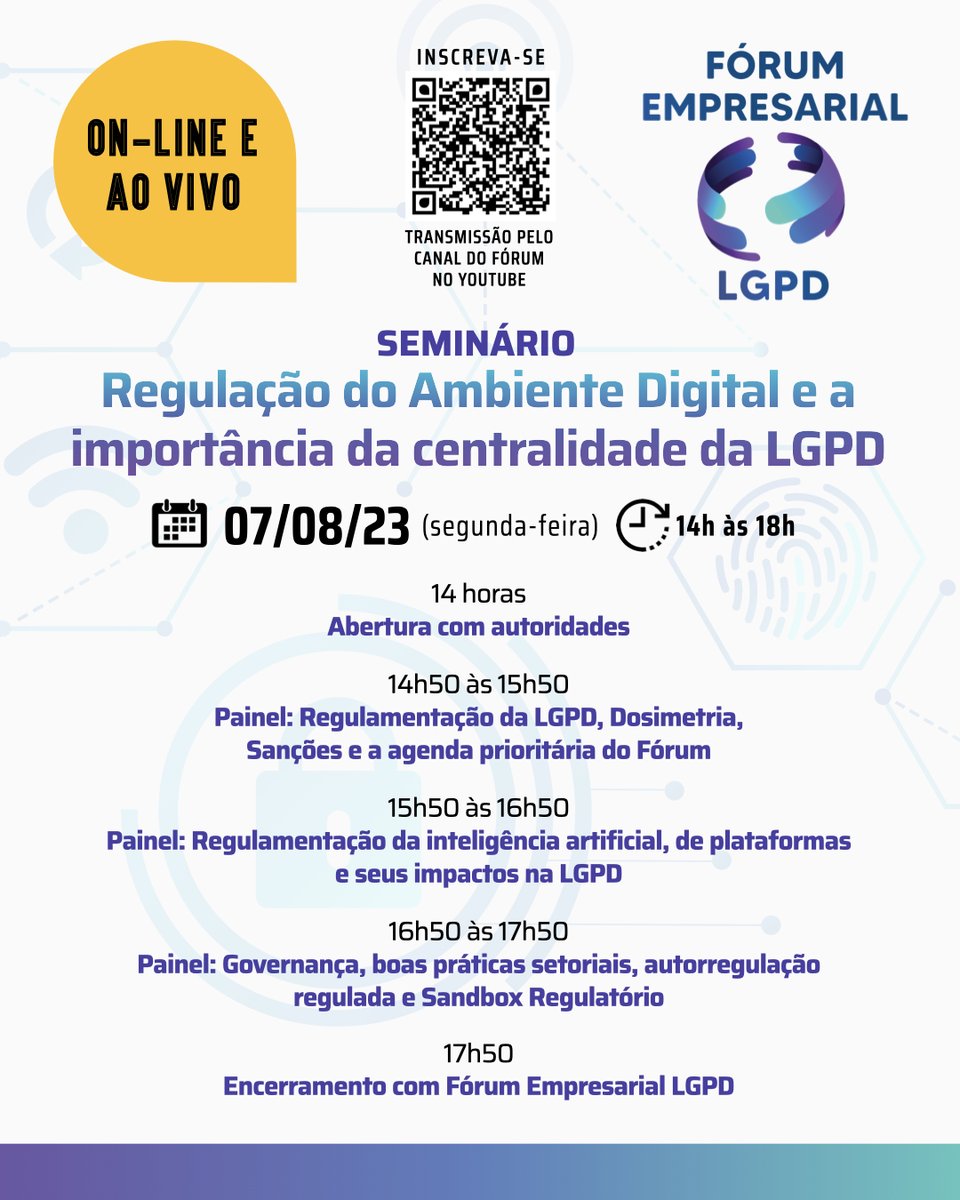 FÓRUM EMPRESARIAL LGPD tweet media