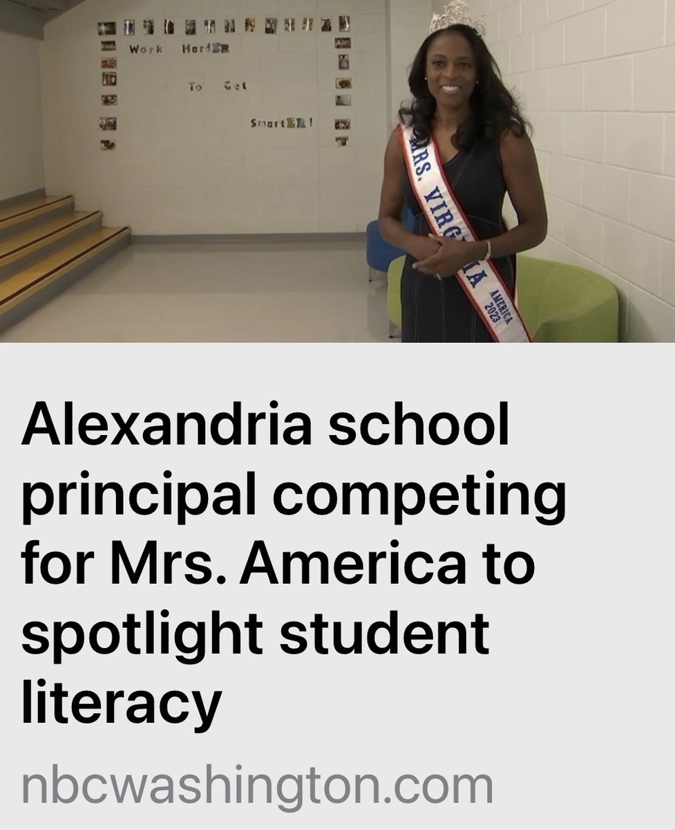 Congrats to RIF of NOVA's first "Literacy Luminary," Dr. Ingrid Bynum, for the shared work we are doing to put books into the hands of Northern Virginia children -- especially now in your new role as Mrs. Virginia 2023!! <a href="/PHSchoolACPS/">Patrick Henry School ACPS</a> <a href="/ACPSk12/">Alexandria City Public Schools</a> <a href="/RIFofNOVA/">Reading is Fundamental of Northern Virginia</a> <a href="/nbcwashington/">NBC4 Washington</a>