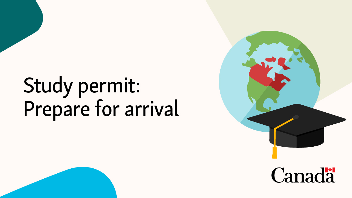 CitImmCanada's tweet photo. Are you preparing to travel to Canada to start your semester as an international student? Prepare for your arrival! Learn what to do before you come to Canada and when you arrive: https://t.co/P3dQR6L82l https://t.co/5xu6ZLecny