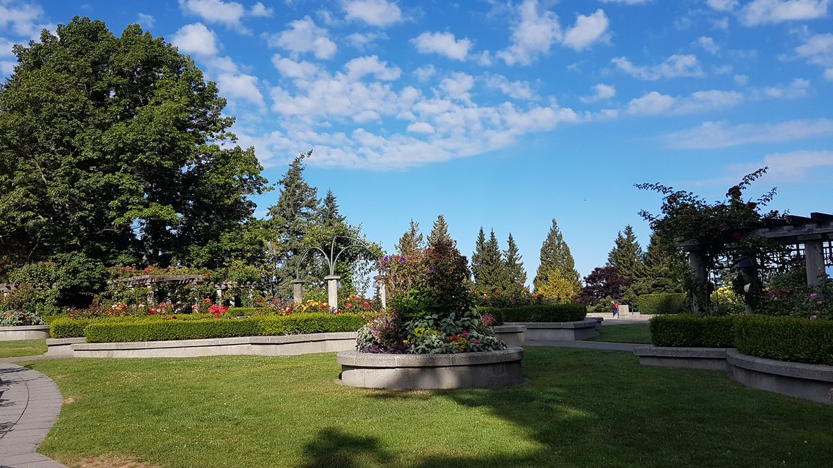 A beautiful view as the ferry crosses, from @UBC. #UBCRoseGarden