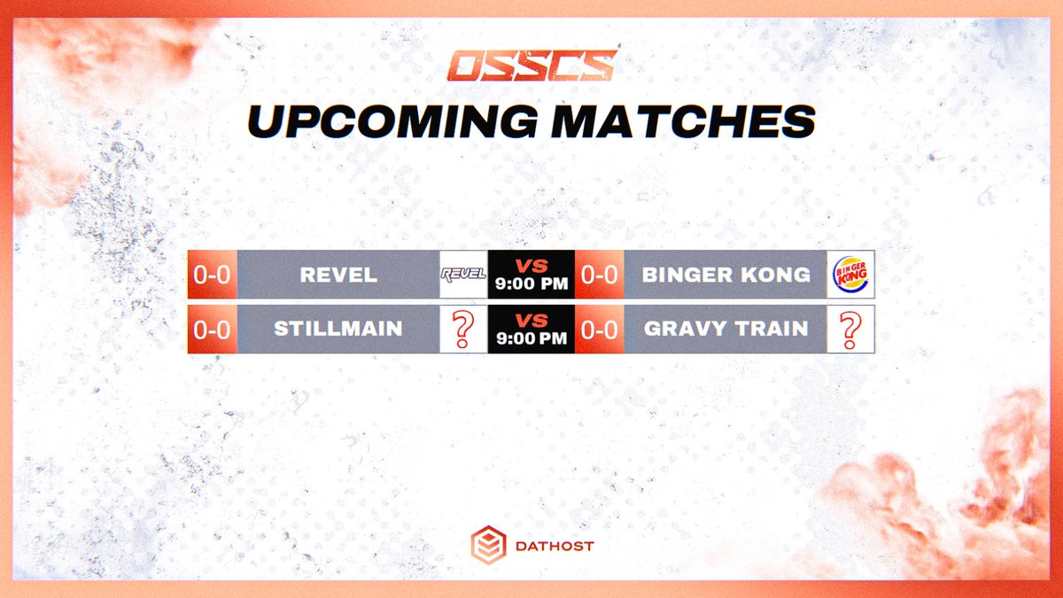 OSSCSLeague's tweet photo. Last round of 16 games!
Streams will be posted below!
#OSSCS #DatHost https://t.co/f9ACC5dyeJ