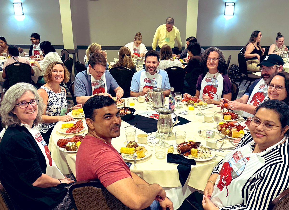 Debolina Hati, M.Sc.,Ph.D. (@debolina_hati) on Twitter photo A big shoutout to <a href="/wilks_lab/">The Wilks Lab</a> and Kerry Kornfeild for organizing the 2023 Cell Biology of Metals GRC. Here is the traditional <a href="/GordonConf/">Gordon Research Conferences</a> Lobster dinner with the lobster experts <a href="/erinlconnolly1/">erinlconnolly</a> <a href="/metalbiology/">Ⓜ️ℹ️🕒🅰️📈</a> <a href="/Prof_Perlstein/">Deborah Perlstein</a> @AmyPalmerZinc <a href="/CotruvoLab/">Joey Cotruvo</a> <a href="/CarynOutten/">Dr. Caryn Outten & Research group</a> <a href="/DrJPHenderson/">Jeff Henderson MDPhD</a> 🦞 A big shoutout to <a href="/wilks_lab/">The Wilks Lab</a> and Kerry Kornfeild for organizing the 2023 Cell Biology of Metals GRC. Here is the traditional <a href="/GordonConf/">Gordon Research Conferences</a> Lobster dinner with the lobster experts <a href="/erinlconnolly1/">erinlconnolly</a> <a href="/metalbiology/">Ⓜ️ℹ️🕒🅰️📈</a> <a href="/Prof_Perlstein/">Deborah Perlstein</a> @AmyPalmerZinc <a href="/CotruvoLab/">Joey Cotruvo</a> <a href="/CarynOutten/">Dr. Caryn Outten & Research group</a> <a href="/DrJPHenderson/">Jeff Henderson MDPhD</a> 🦞