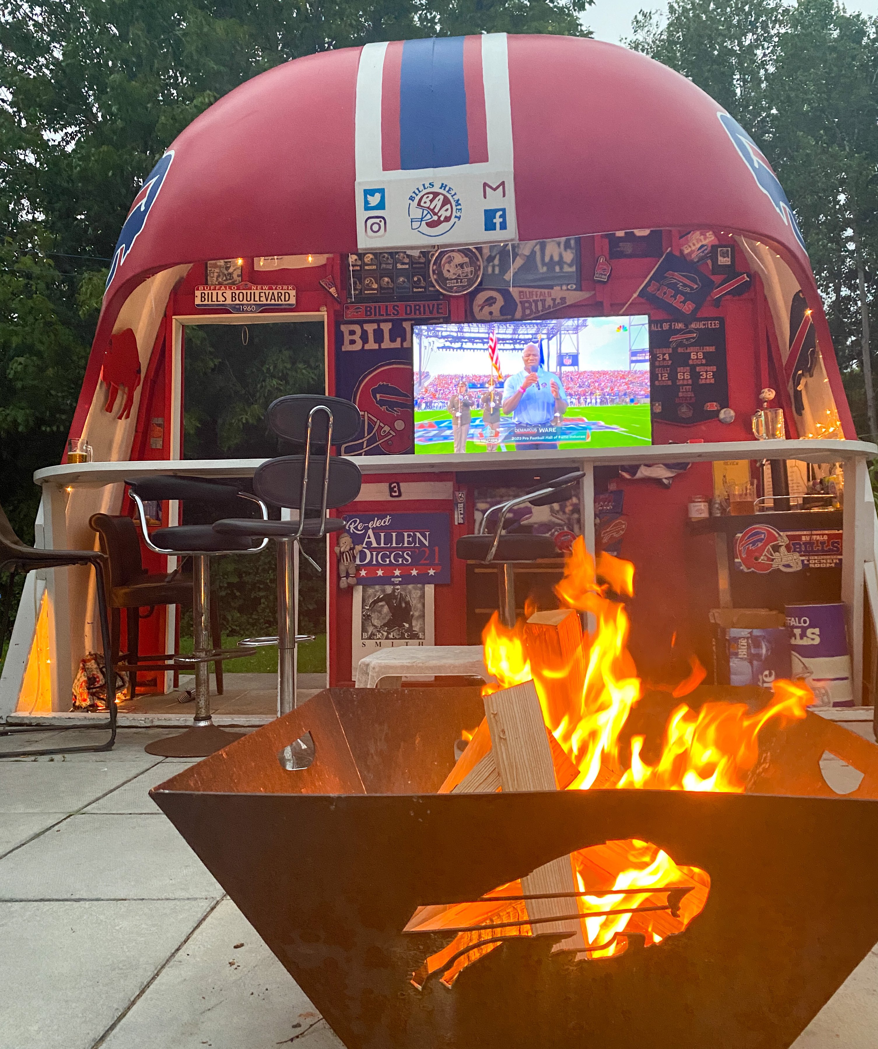 Buffalo bills helmet bar 2025