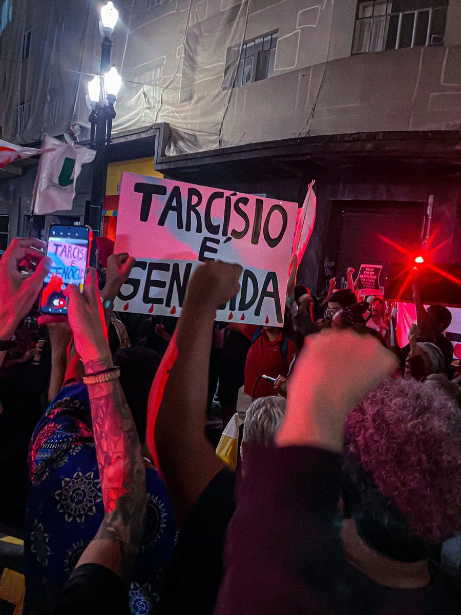 mnesaopaulo's tweet photo. As declarações do governador Tarcísio em relação à "Operação Escudo" causam profunda preocupação ao Movimento Negro Evangélico São Paulo. Pedimos respeito à Constituição Federal e uma investigação independente sobre a atuação policial. #NãoAoGenocídioNegro https://t.co/T69DmYISAv