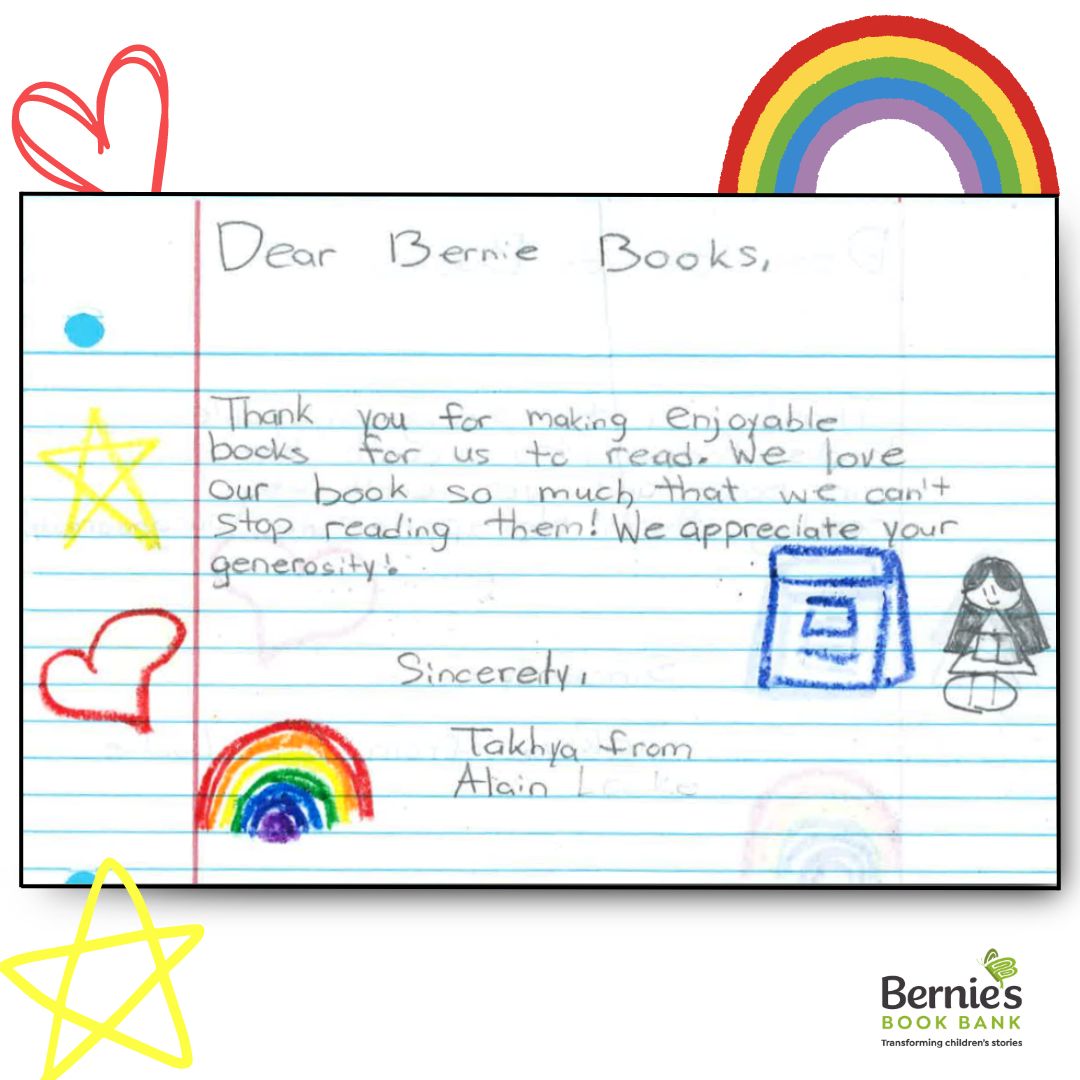 berniesbookbank's tweet photo. "We love our books so much that we can't stop reading them." And we hope that you never do stop reading them! 💚 📚

#ThankYouNoteThursday #PathwaysThroughPages #TrasnformingStories https://t.co/4gzurrxfPJ