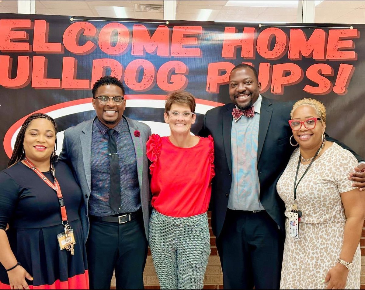 Leading with compassion, laser focused on student outcomes, and tirelessly working for our staff and community. #couragetolead #LeadershipMatters <a href="/PrincipalFletch/">Douglas Fletcher</a> <a href="/WPBama/">Whitney Pasch</a> <a href="/PhallonTri/">Phallon Trice</a> <a href="/CherylAkins3/">Cheryl Akins</a> <a href="/DES_HCS/">Dutchtown Elementary</a>