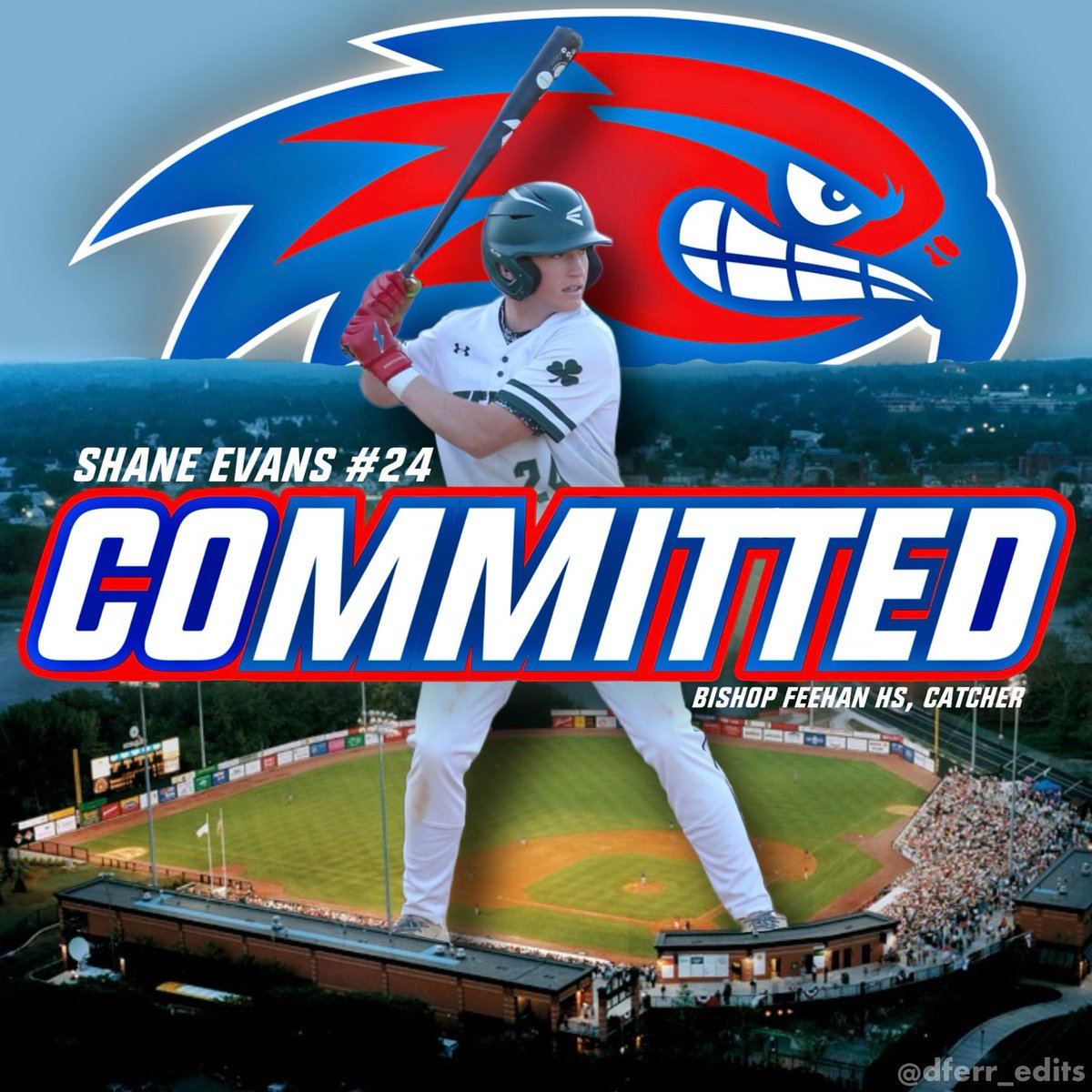 Proud to announce my commitment to play Division 1 baseball at Umass Lowell. Thanks to everyone who helped along the way! #goriverhawks❤️💙 #riverhawksbaseball #gbghawks #feehanbaseball