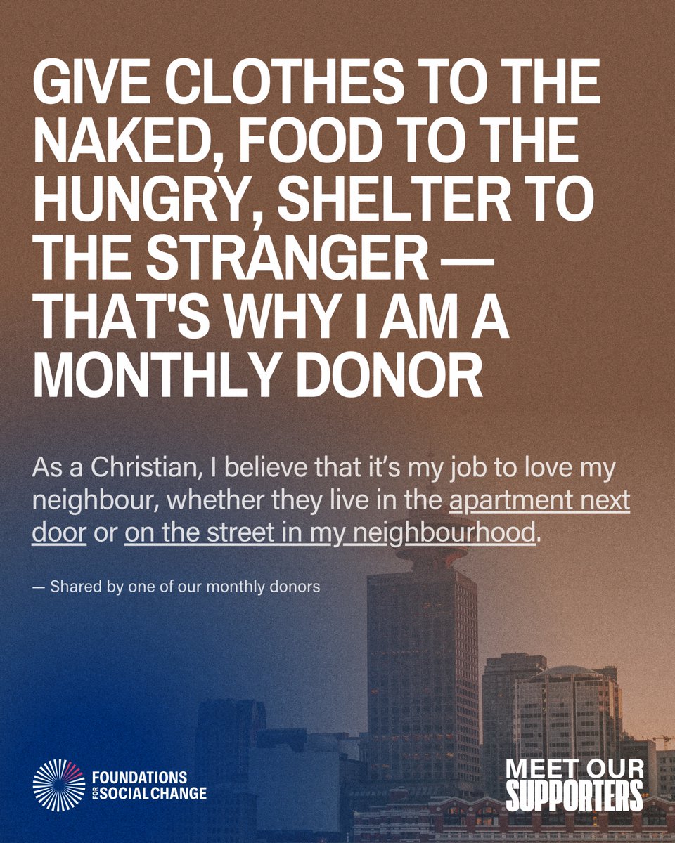 Click the images to read the incredible story one of our monthly donors shared. Sign up as a monthly donor at forsocialchange.org by August 31 for a chance to receive 2 VIP tickets to attend our special event on October 26!