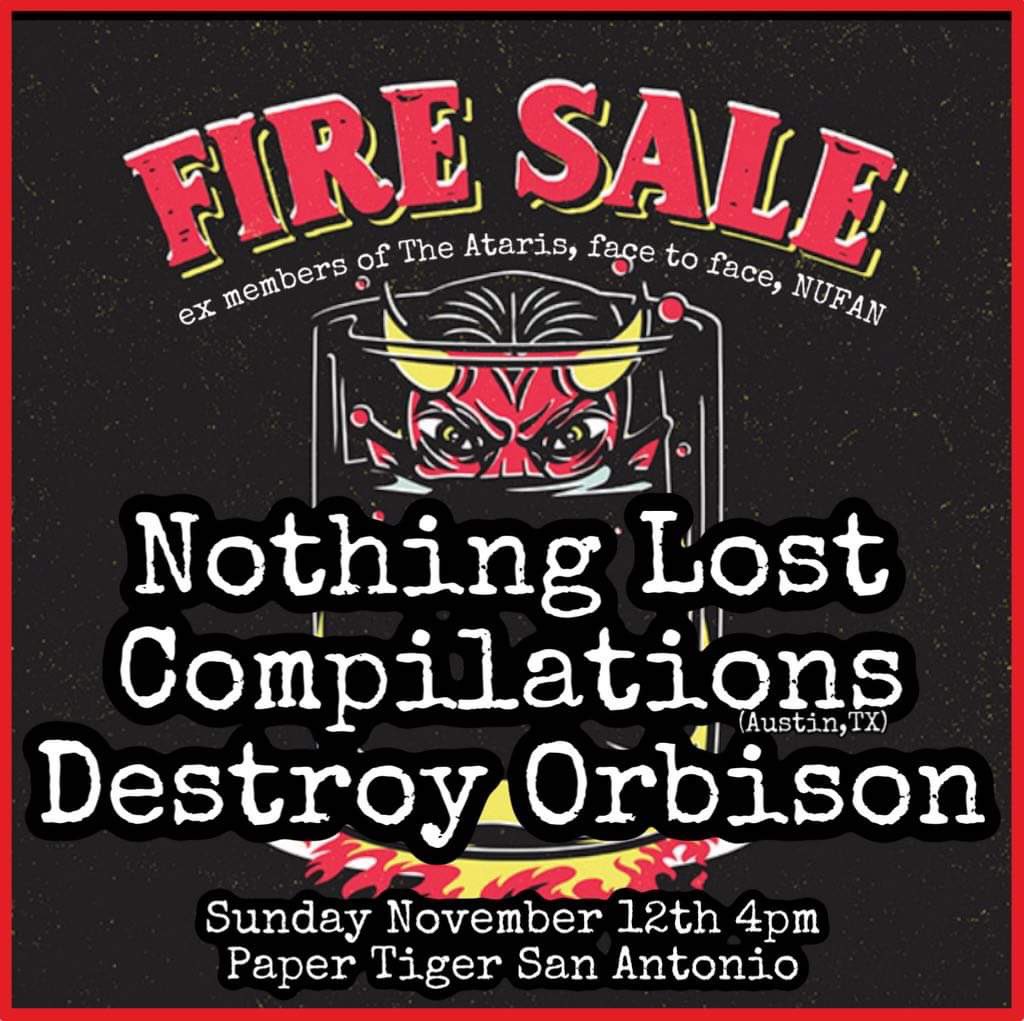 Cool thangs coming!!!
<a href="/firesaleisaband/">Fire Sale</a> #compilationsband #destroyorbison