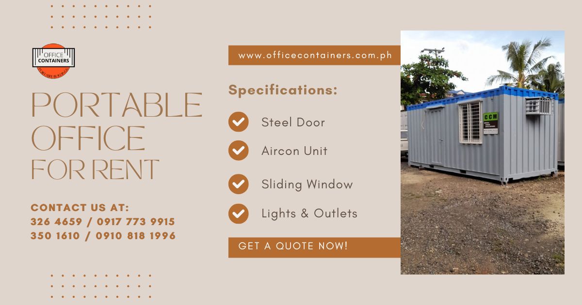 containers22's tweet photo. Construction managers use Office containers as command centers to oversee the project. 📷
We have available units📷
Contact us at 📷 326 4659 / 350 1610 / 📷 0917 773 9915 / 0910 818 1996 or email 📷 info@ccm.com.ph
#officecontainer #CebuConstruction #Cebucontractor https://t.co/s9cVI18h36