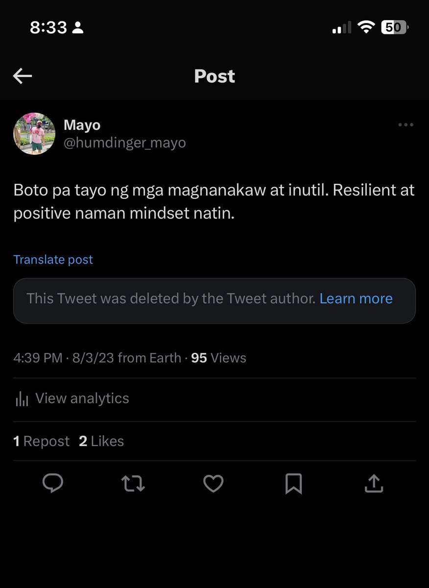 Dinelete ng GMA yung “positive mindset” tweet nila?