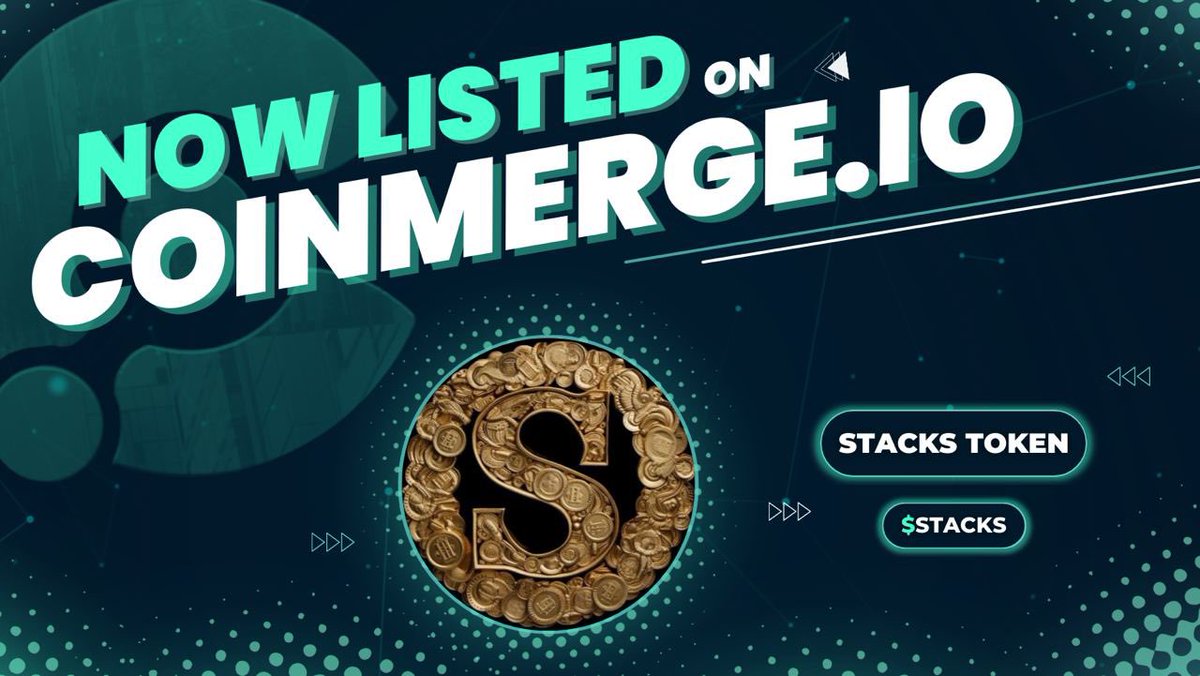 coinmerge's tweet photo. ⭐️New Listing - Stacks⭐️

@StacksTokenBSC is now live on https://t.co/qi3M4xmoFc | The Web3 Operating System. #STACKS

Learn more about $STACKS on their https://t.co/u2dWMoUqEq Project Page!

Chat, Chart, Trade &amp; Vote to win a Free Banner Ad!💥 https://t.co/9AastwiUCr