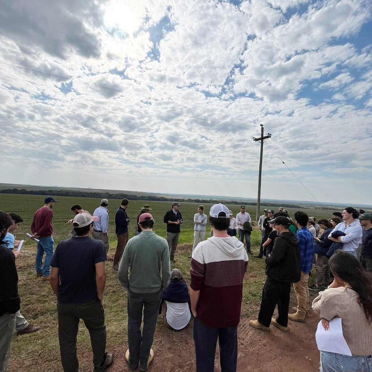 diegolluberas's tweet photo. Visita de Estudiantes de 4º de Agronomía a Estancia El Cerro. Conversamos sobre #Ganadería #Lupino #Corrales https://t.co/YlgicDZrxT