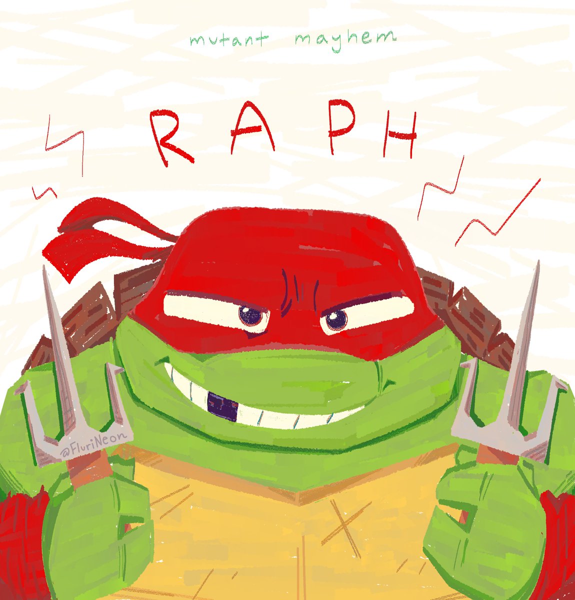 FluriNeon's tweet photo. Here is Raph!
#MutantMayhem #tmnt #mutantmayhemraph https://t.co/Lo6xqxQELR