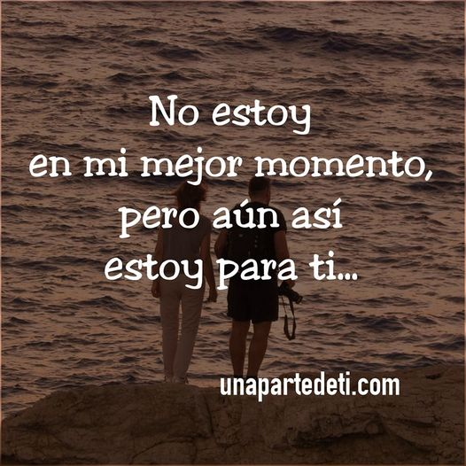 unapartedeti's tweet photo. 📷 No estoy en mi mejor momento... 📷 #estoyparati #estoyparatí #unapartedeti https://t.co/5D2PZfePwQ
