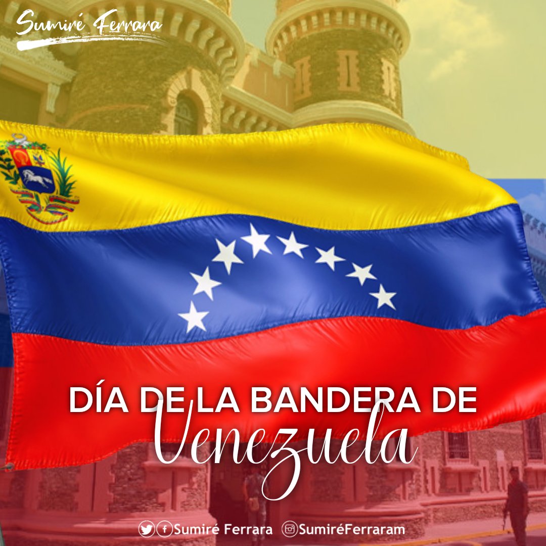 Hoy, #03Agosto celebramos el Día de la Bandera Nacional, símbolo que representa nuestra identidad... 

Que viva nuestro Tricolor Patrio!!!
💛💙❤️🇻🇪✨
#YoIzoMiBandera

<a href="/NicolasMaduro/">Nicolás Maduro</a> 
<a href="/PartidoPSUV/">PSUV</a>