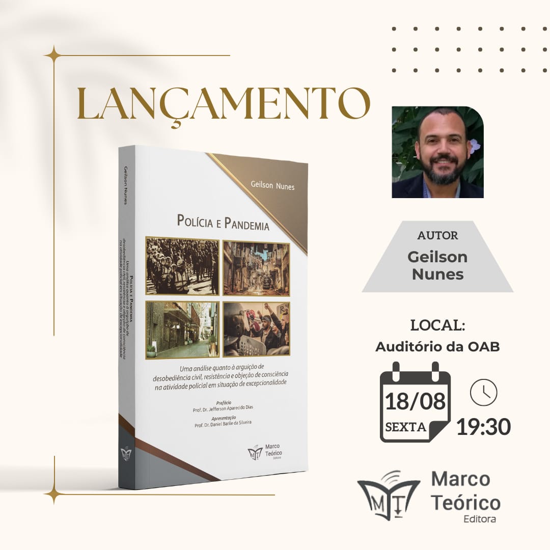 direitounitri's tweet photo. Lançamento da obra "Polícia e Pandemia" do Prof. Geilson Nunes. https://t.co/D6ze3ha3JA