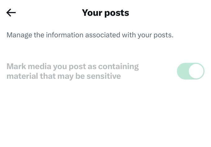 @Support please help. all my tweets are marked as sensitive and i can&rsquo;t turn this setting off https://t<a class="tags" target="_blank" title="On Twitter" href="/?out=eyJ0eXAiOiJKV1QiLCJhbGciOiJIUzUxMiJ9.eyJpYXQiOjE3MTg1NTg4NTYsImlzcyI6InR3cG9ybnN0YXJzLmNvbSIsIm5iZiI6MTcxODU1ODg1NiwiZXhwIjoxNzUwMDk0ODU2LCJyZWRpcmVjdF91cmwiOiJodHRwczovL3R3aXR0ZXIuY29tL1N1cHBvcnQifQ.t854c4Lg1jjY2LeKnyUtRg0GXCQZDnF-ecTfYsNLnCypg-9FUiQqAMPZfkUfXwzPgv9FlZ5wKNj9j53abaB_0Q">@Support</a>