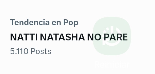 nattistaar's tweet photo. Increíble lo hemos logrado no paremos sigamos con NATTI NATASHA NO PARE ya se hizo 5mil tweets https://t.co/JPwKidI26z