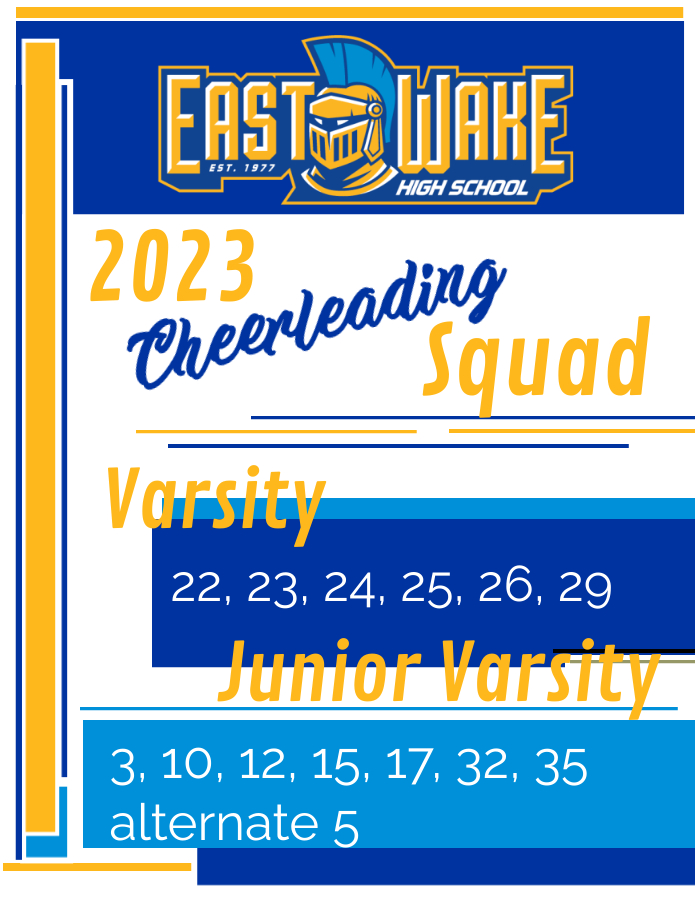 Congrats to the members of the 2023 Cheerleading squad! Wishing you all an amazing season full of energy, teamwork, and unforgettable moments. Go, Warriors!