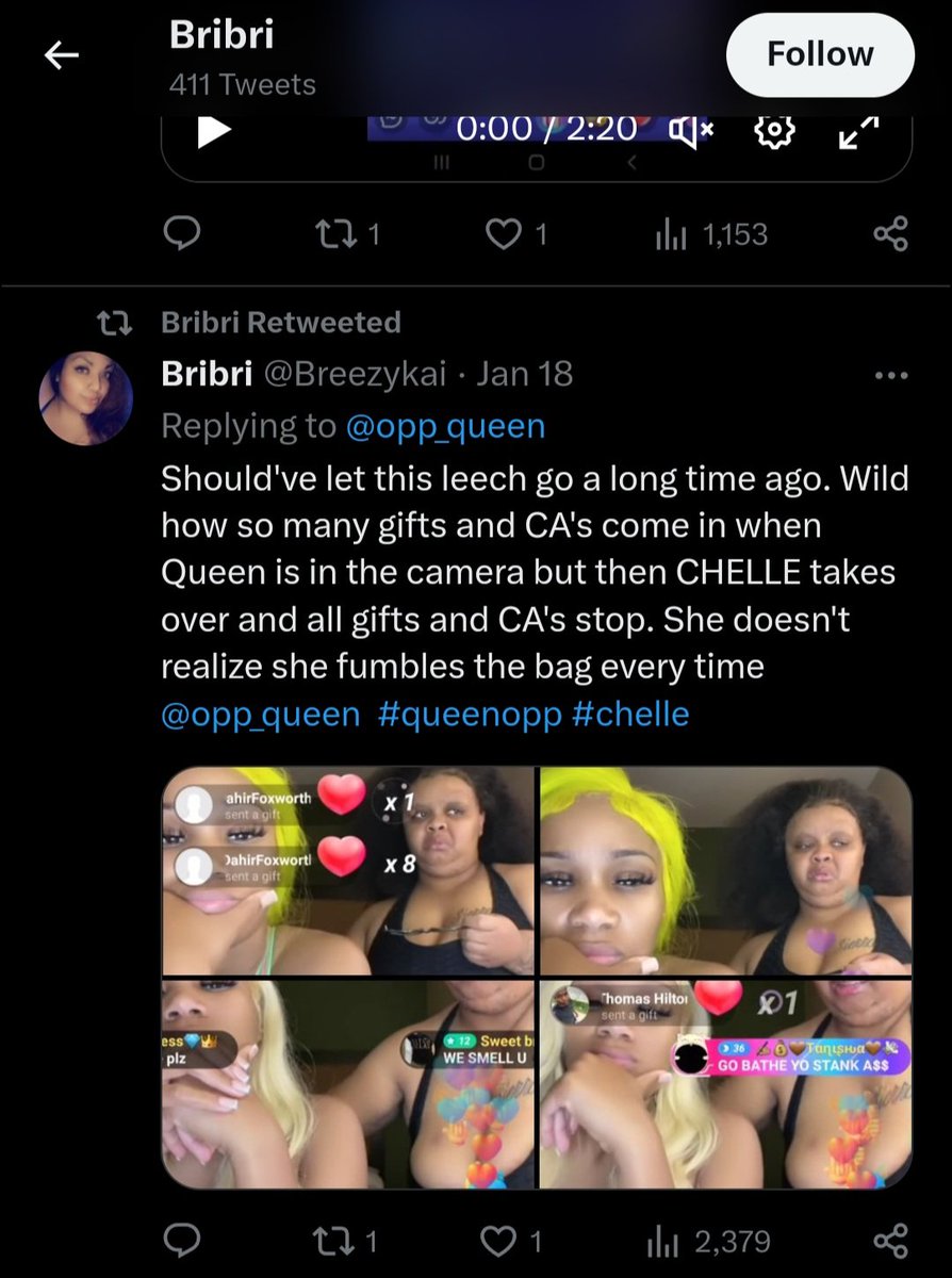 Cancelqueenopp's tweet photo. @Breezykai you can delete the internet 😒 
  Briana Escarcega Jones https://t.co/M2X5Ues23g