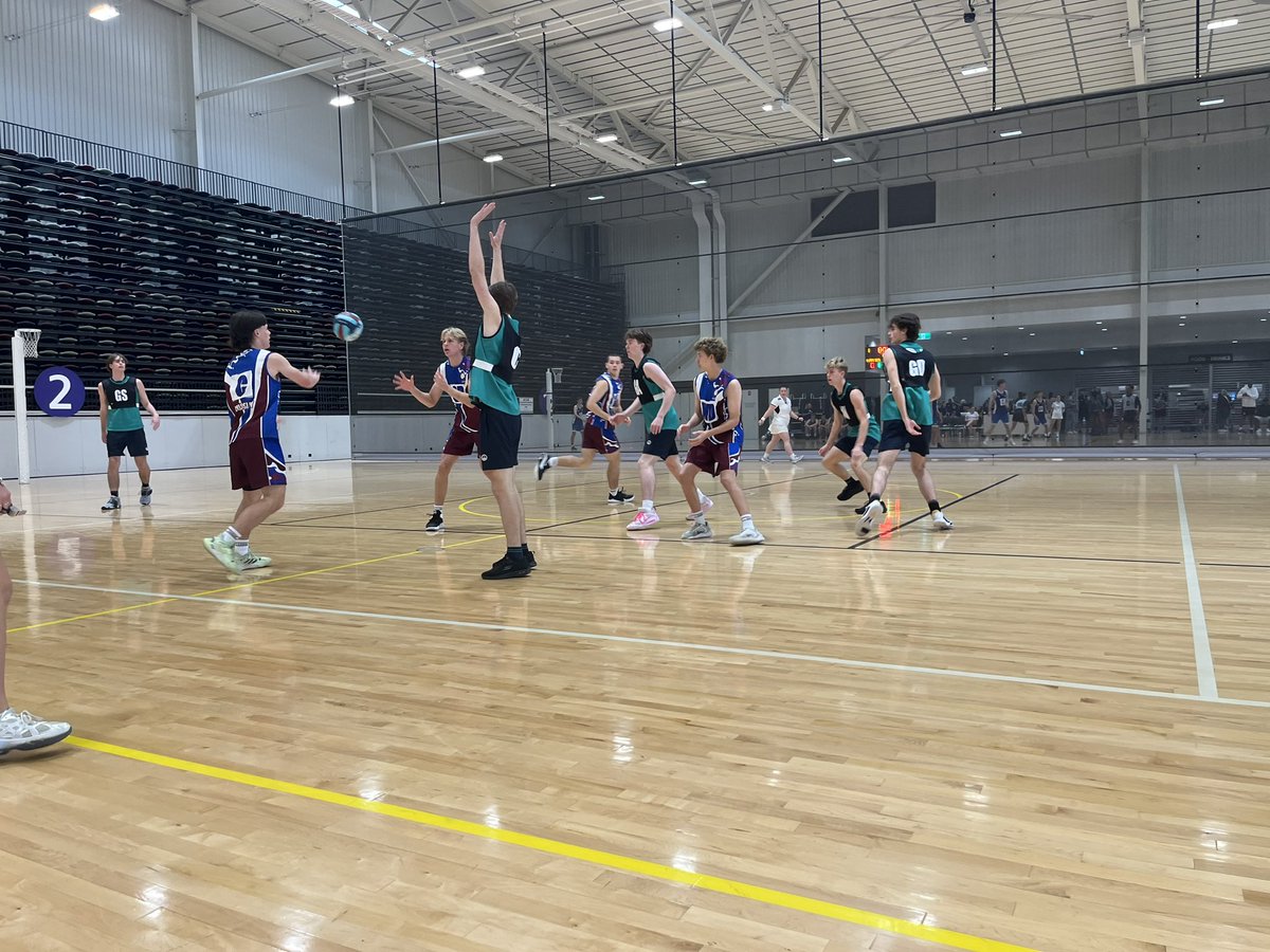 netball_mfac's tweet photo. Round 1 of Vicki Wilson Cup finals and our boys had a 21 all draw with Carmel College and our Firsts went down to St Rita’s 29-35 #proudtobeflinders https://t.co/gC33MjAyAv