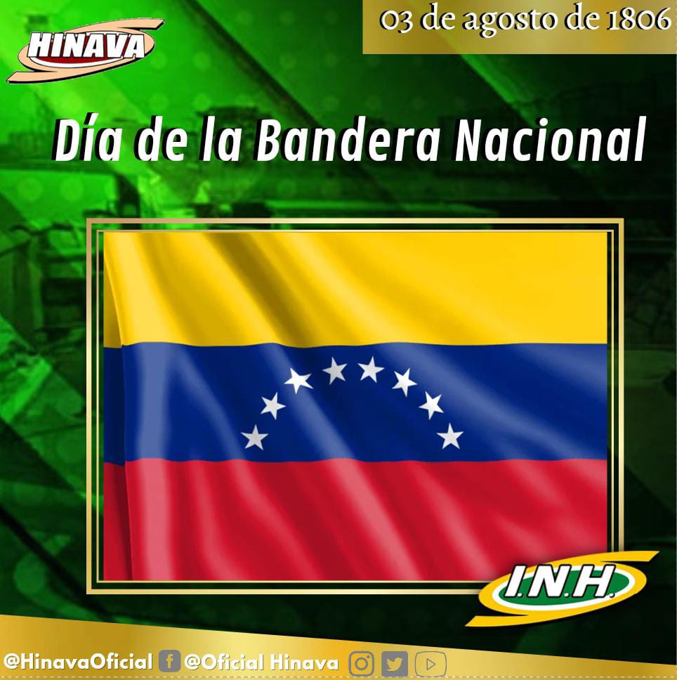 🔹Desde el óvalo del Cabriales celebramos con honor cada 03 de agosto, el Día de la Bandera Nacional. 

✨Símbolo que representa la identidad y la unión del pueblo 🇻🇪.

#Hipismo