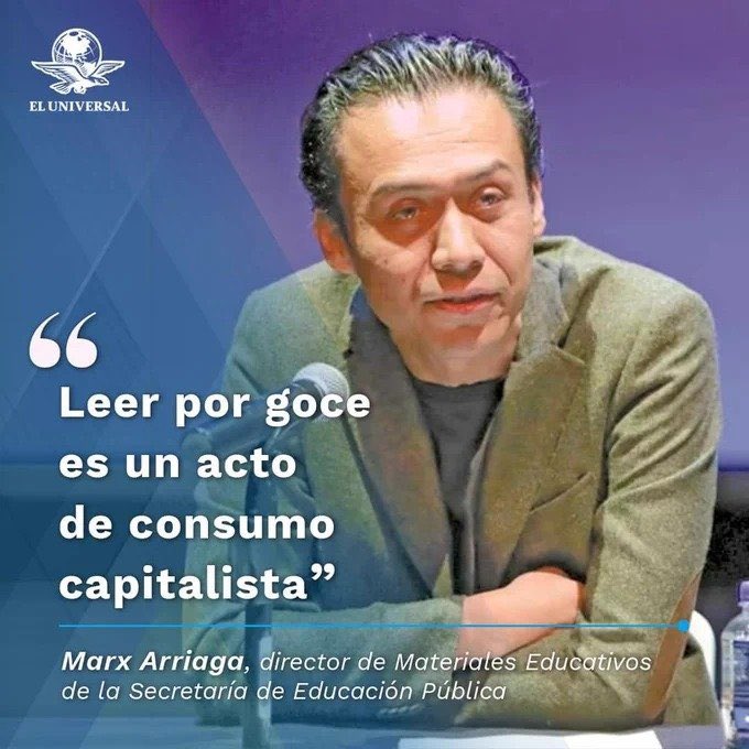 ryo_hermoso's tweet photo. Yo quiero a este individuo MARX ARRIAGA ; FUERA DE LA SEP! 👉

Él es el responsable de los contenidos COMUNISTAS en los nuevos libros de texto.🥳

Quién me apoya ? 👇🙋‍♀️ https://t.co/RzshMdJx1G