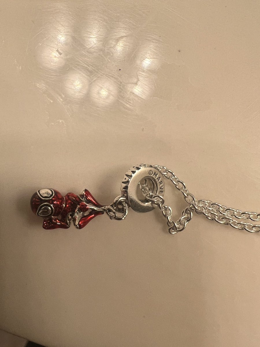 saad25zaG's tweet photo. Look what Izzy got me...it's a SPIDERMAN NECKLACE https://t.co/l0g669i5QP