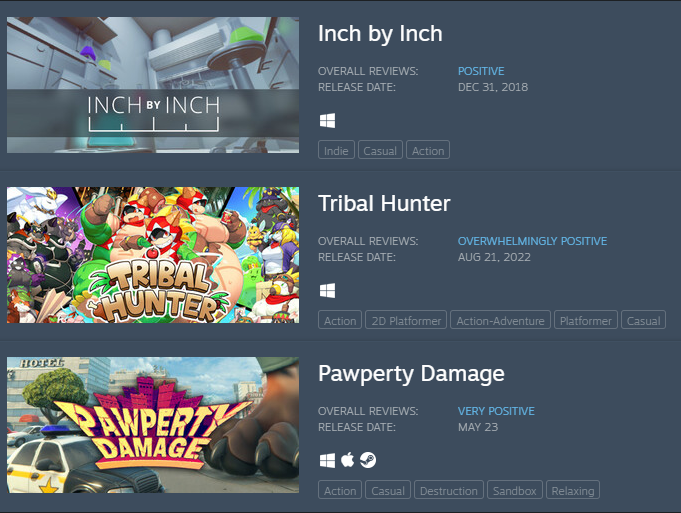 "Hmm, I wonder what this Bluey guy is into"

His Steam wishlist: