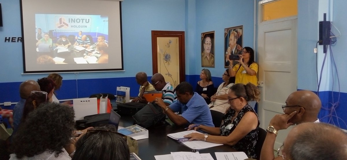 ernesto37627572's tweet photo. #INOTU Realiza visita a la #DPOTU Holguín dirigido por el Vicepresidente Primero Antonio Curbelo y directivos , cómo parte de la visita integral. https://t.co/wHTTAmjPjI
