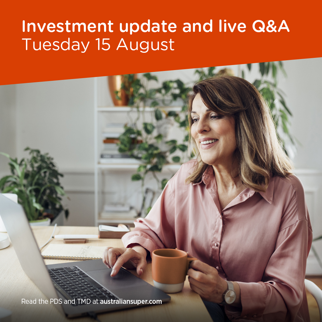 Join @AustralianSuper experts on 15 August for our EOFY investment update webinar. Hear how we helped deliver positive returns for members and get a market outlook for the months ahead. Register today: ausup.me/44RA0w5 Read the PDS & TMD at ausup.me/3OleGbb