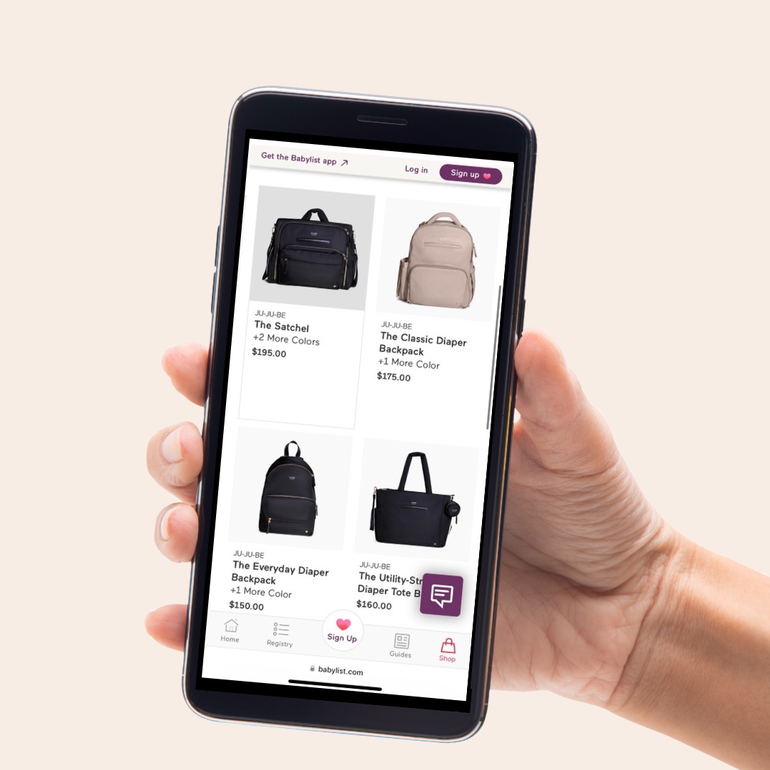 jujube_intl's tweet photo. We are excited to announce that JuJuBe is now available on @babylist 🎉 Shop all our latest styles NOW!

#jujubeintl #babylist #diaperbag #signaturecollection https://t.co/GGKxpbO7ZK