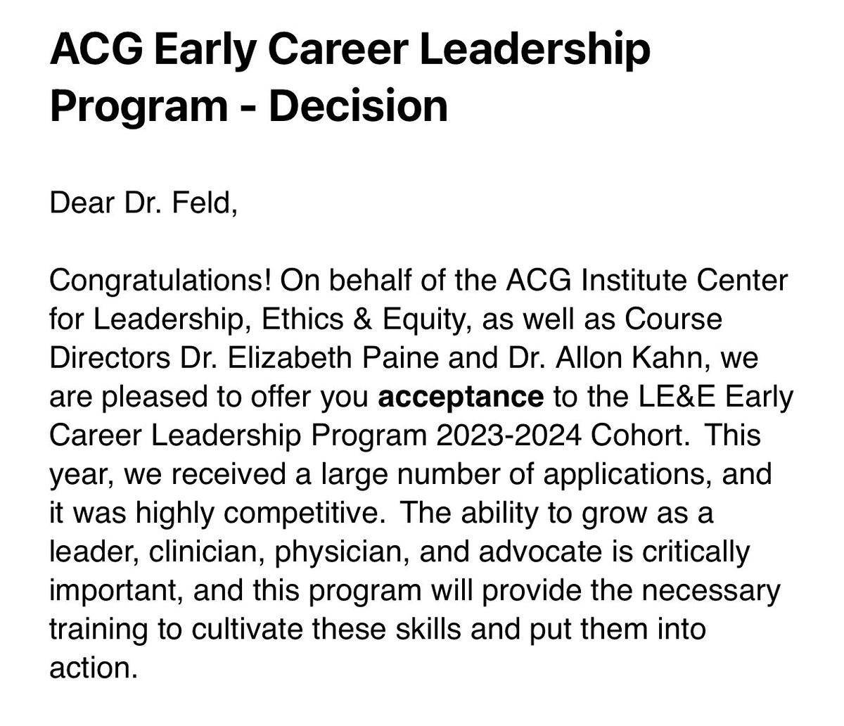 Huge thanks to @AmyOxentenkoMD for nominating me & so much gratitude to @NeenaSAbrahamMD @AllonKahn #ElizabethPaine @AmCollegeGastro for the incredible opportunity to participate in the #ACGInstitute Early Career Leadership Program!

#LEECenter #ECLP

🙏🥹🙏