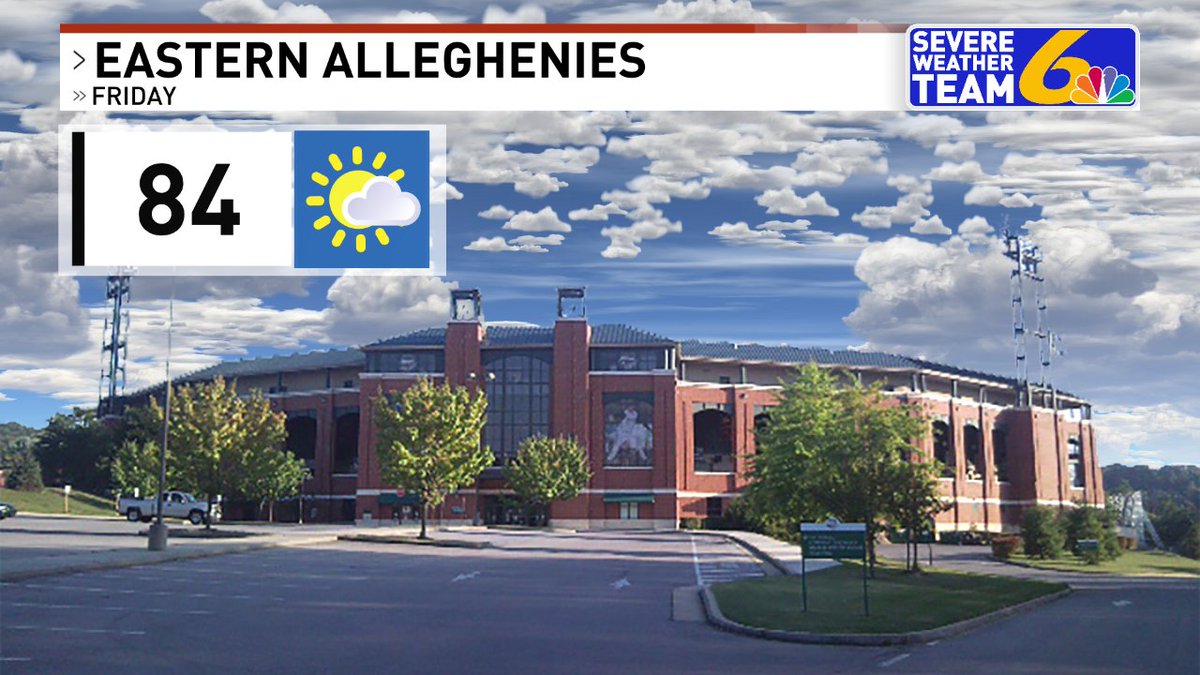 Here's tomorrow's forecast for the Eastern Alleghenies. More weather ----> wjactv.com/weather