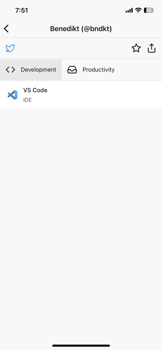 bndkt's tweet photo. 🚀 Just released a significant update to the beta testers of Share My Stack! Users can now add multiple stacks to document not only their personal productivity stack but also their favorite tools for development or other areas. Getting closer to launch! https://t.co/mVPAHczTPB