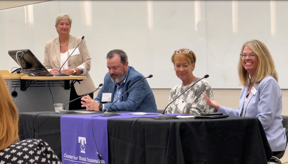 SonyaMRimmer's tweet photo. The Upper Cumberland Economic Summit at TTU. Enjoyed being on the Community Planning for New &amp; Existing Industry Expansion panel.  Great speakers  @CommishTNECD Stuart Mcwhorter &amp; Dept of Labor and Workforce Development Commissioner Deniece Thomas #economicdevelopment #community https://t.co/RLkVUvrYhN