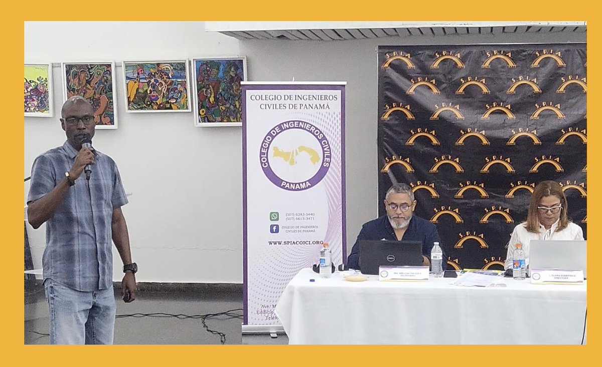 SPIApanama's tweet photo. Una presentación del Proyecto de Mejoramiento de las Represas de Tierra en el Lago Gatun” compartieron a los asistentes de la reunión ordinaria del @colegiociviles https://t.co/uLGEPcKPcn