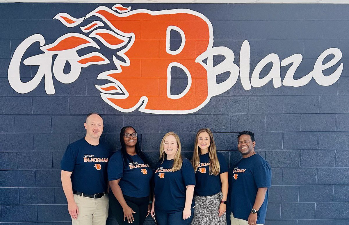 BlazeCounseling's tweet photo. The BHS Counseling Team is excited about the new school year! 💙🧡
Mrs. Foxx serves last names A-C.
Mr. Lyons serves last names D-H.
Mrs. Carozza serves last names I-M.
Mr. Cook serves last names N-Sh.
Mrs. Schneider serves last names Si-Z. https://t.co/1son81nsKP