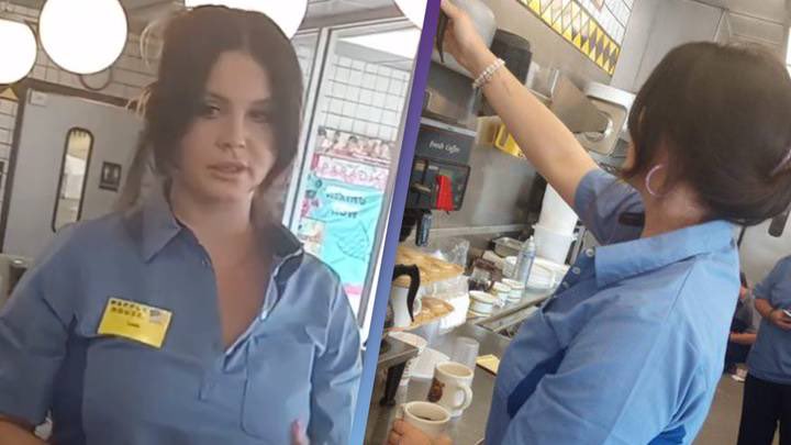 LetsFlamingooo's tweet photo. i wonder if lana del rey is a good waitress tho… i hope she’s the kind where you don’t even have to ask for her to refill your coffee https://t.co/thCHS2BMU5