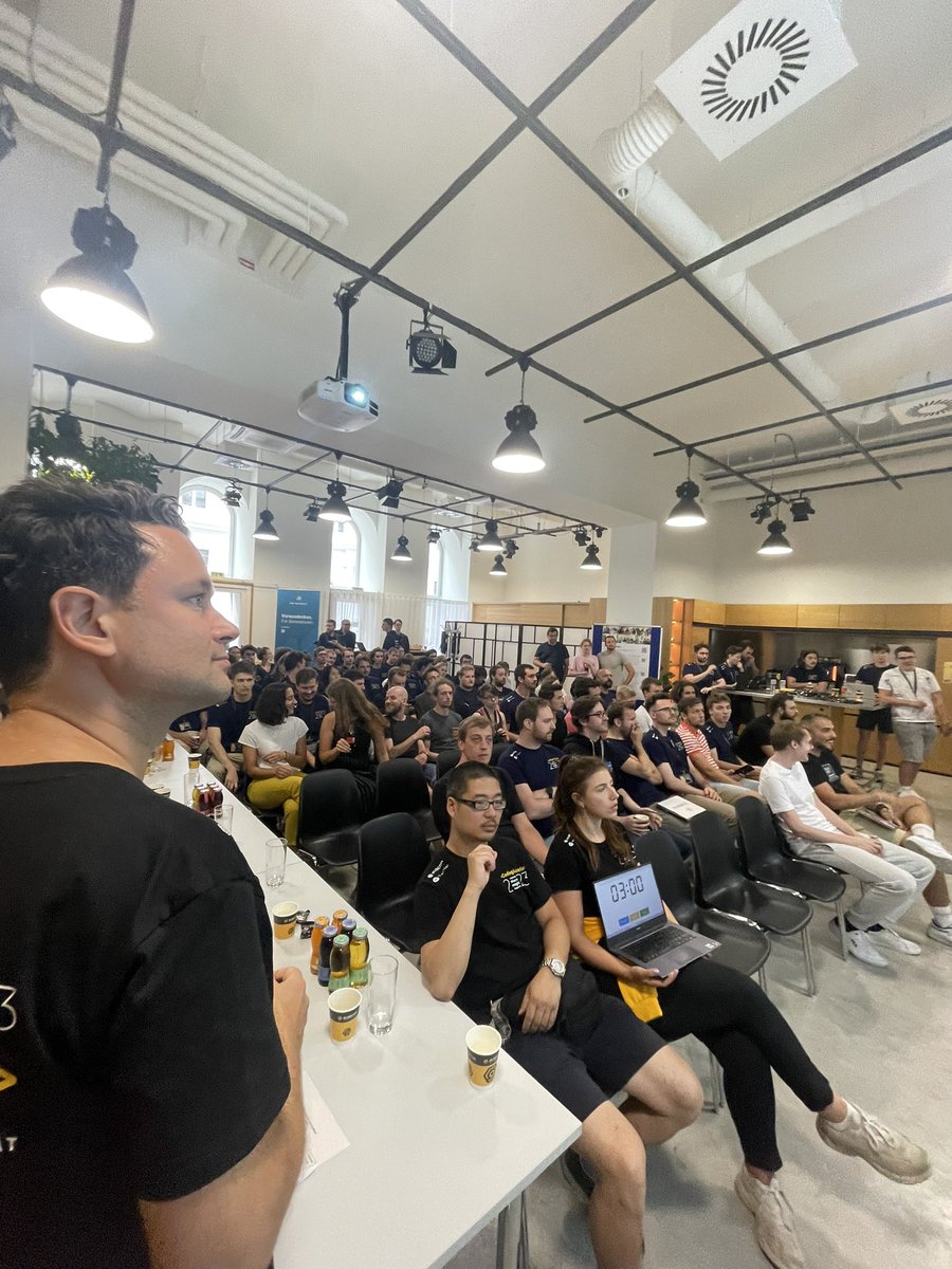 _florianbauer's tweet photo. #codingaustria was pretty cool, more than 100 people worked on digital challenges we have in austria and we distributed +10k in cash prices!
It is the most expensive format I know, it’s also the most intense by far - thinking about the next level hackathon format now… https://t.co/q6wzmwS6CX