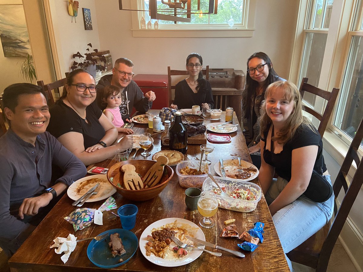Murphy lab (most of them) enjoyed since dinner at the Murphy’s a couple weeks ago.