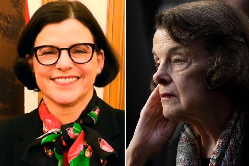nypost's tweet photo. Dianne Feinstein, 90, cedes power of attorney to daughter — but still serves in Congress https://t.co/6ii3oDWEeI https://t.co/HZN99fr0uq