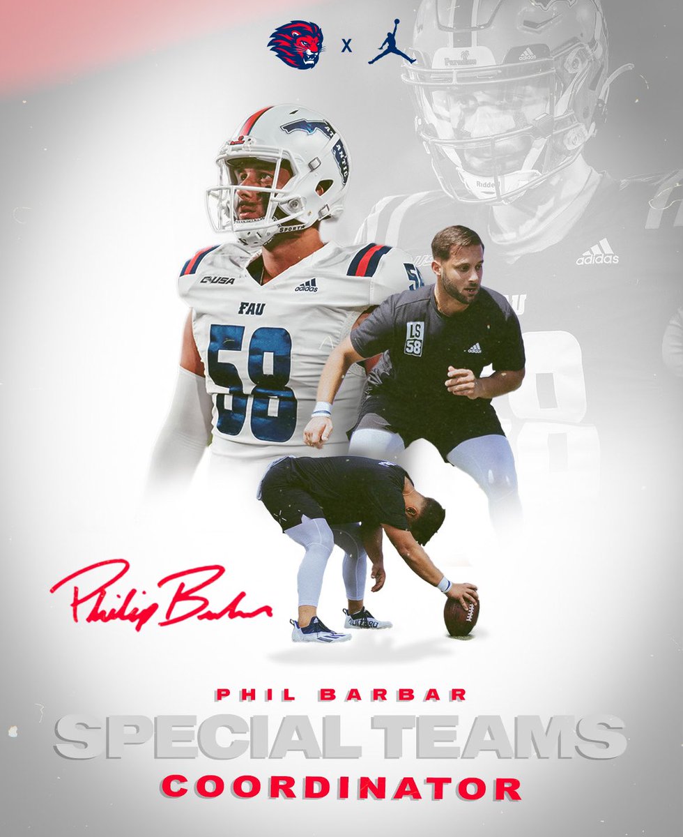 We would like to welcome back <a href="/WALionsFB/">Westminster Academy Football</a> Alum <a href="/PhilipBarbar/">Phil Barbar</a> as our new Special Teams Coordinator!
