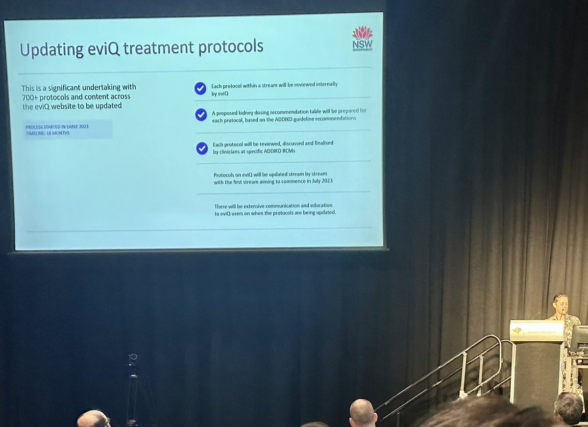 Tim Slattery (@drtimslattery) on Twitter photo Liesel Byrne giving an update of ADDIKD guidelines at #MOGA23, concerning renal function in anticancer treatment dosing. Yet another important & easily accessible resource from #eviQ 👏🏻 <a href="/MOGA_ORG/">Medical Oncology Group of Australia (MOGA)</a> <a href="/cancerNSW/">Cancer Institute NSW</a> Liesel Byrne giving an update of ADDIKD guidelines at #MOGA23, concerning renal function in anticancer treatment dosing. Yet another important & easily accessible resource from #eviQ 👏🏻 <a href="/MOGA_ORG/">Medical Oncology Group of Australia (MOGA)</a> <a href="/cancerNSW/">Cancer Institute NSW</a>